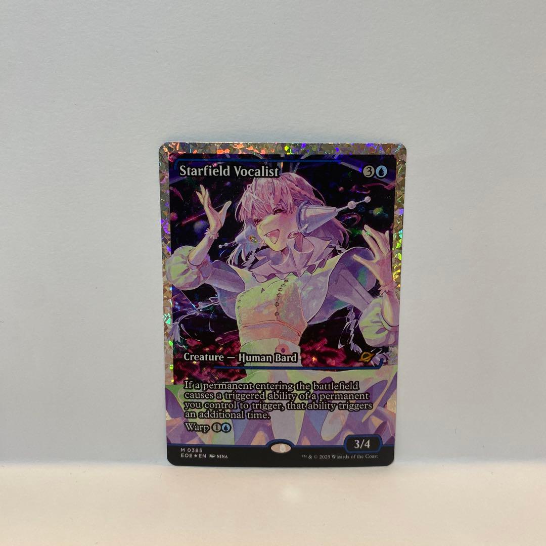 英語版 星原の歌手/Starfield Vocalist/フラクチャー・Foil Starfield Vocalist | Edge of Eternities - Japanese | Star City Games