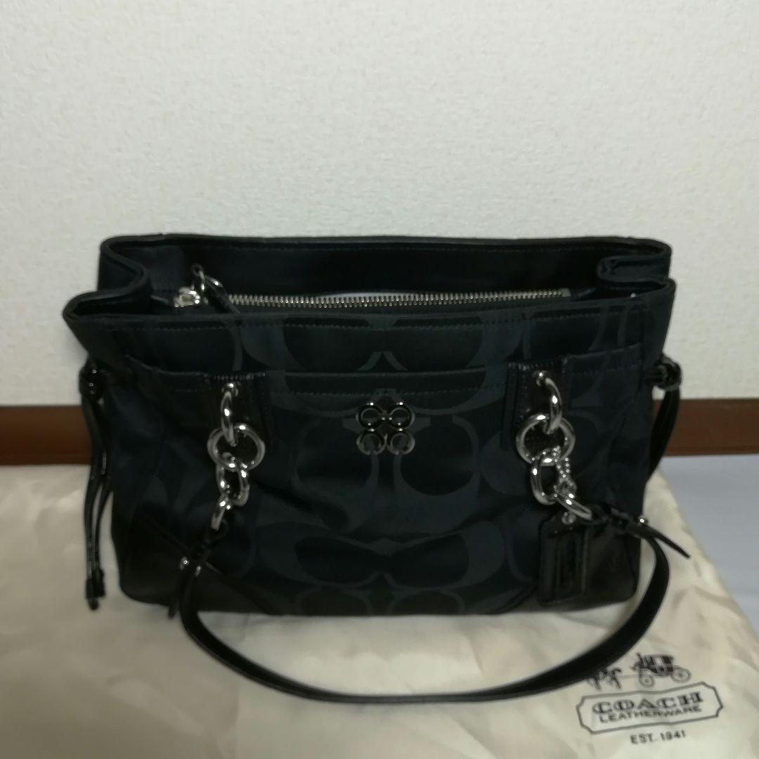 【場地】COACH シグネチャーバッグ ブラック COACH|シグネチャーショルダーバッグ|【ハードオフ公式通販】オフ