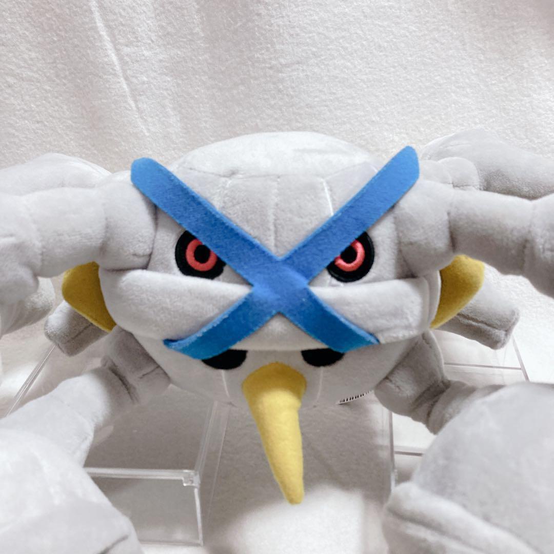 ポケモン 銀色のメガメタグロス 色違い ポケモンセンター ぬいぐるみ