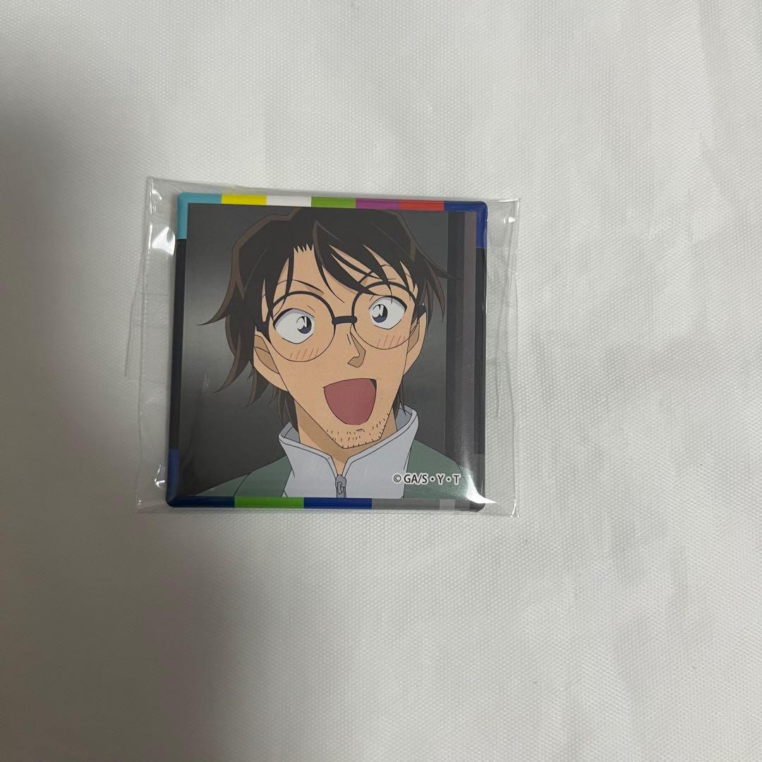 名探偵コナン コナン コナン展 スクエア缶バッジ 羽田秀吉 - メルカリ