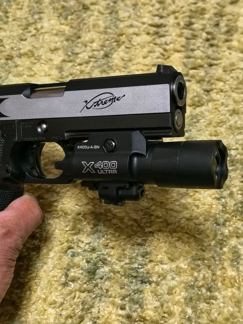 XTREME .45 ガスガン X400 ULTRAライト付き - メルカリ