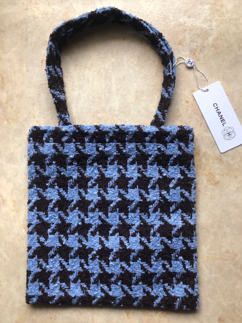 新品未使用 CHANEL トートバッグ ハウンドトゥース - メルカリ