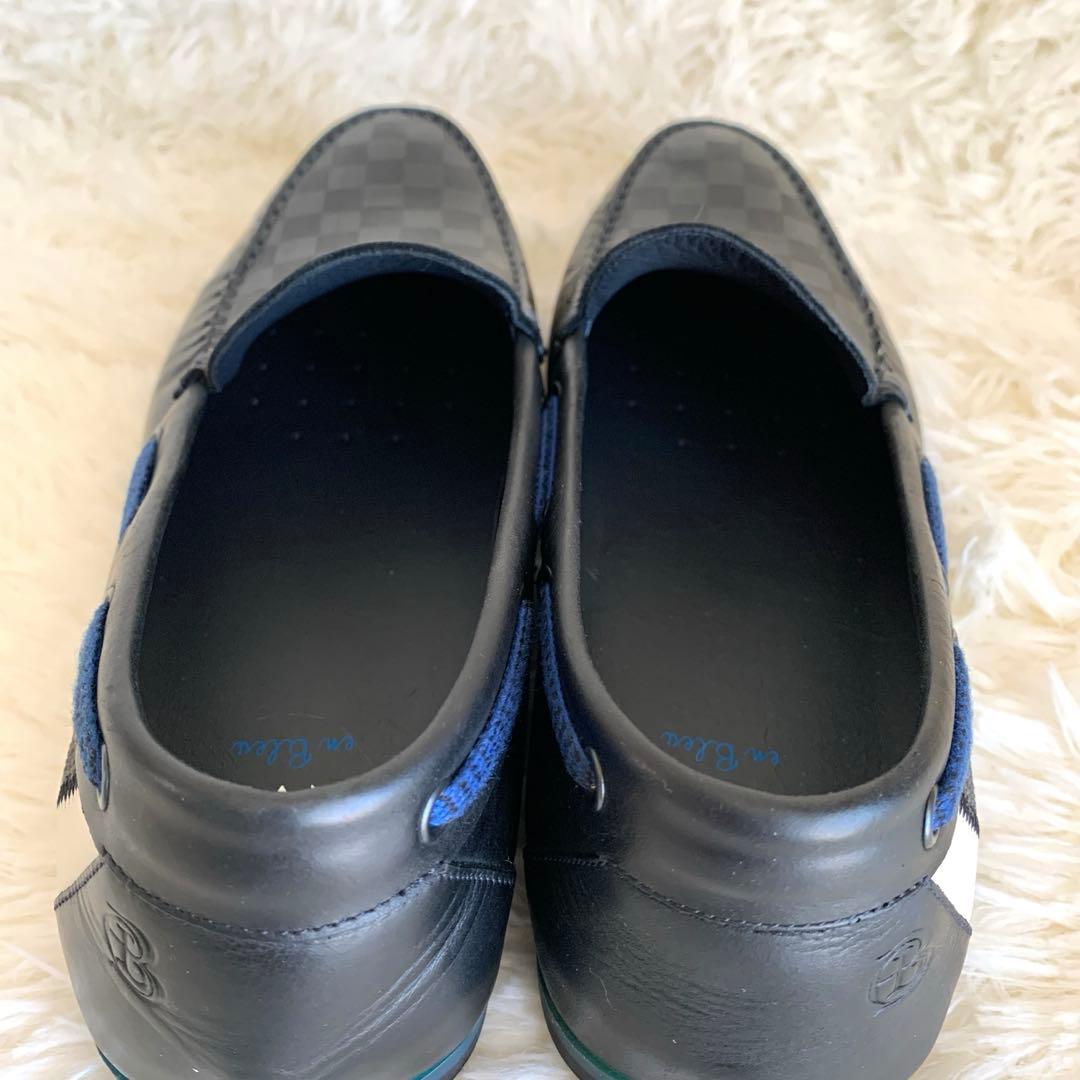 美品❣️ランバンオンブルー レザーシューズ スリッポン 26.5cm レザー