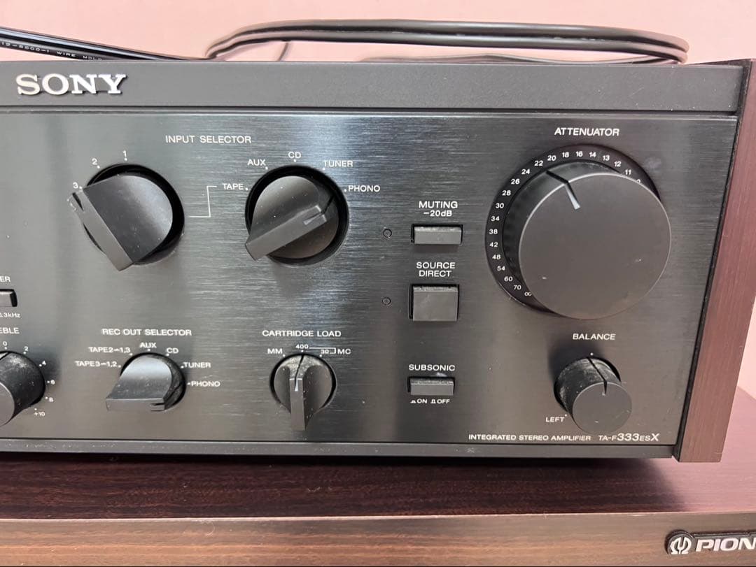 SONY 333ES アンプ EXTREME HIGH SENSITIVITY - メルカリ