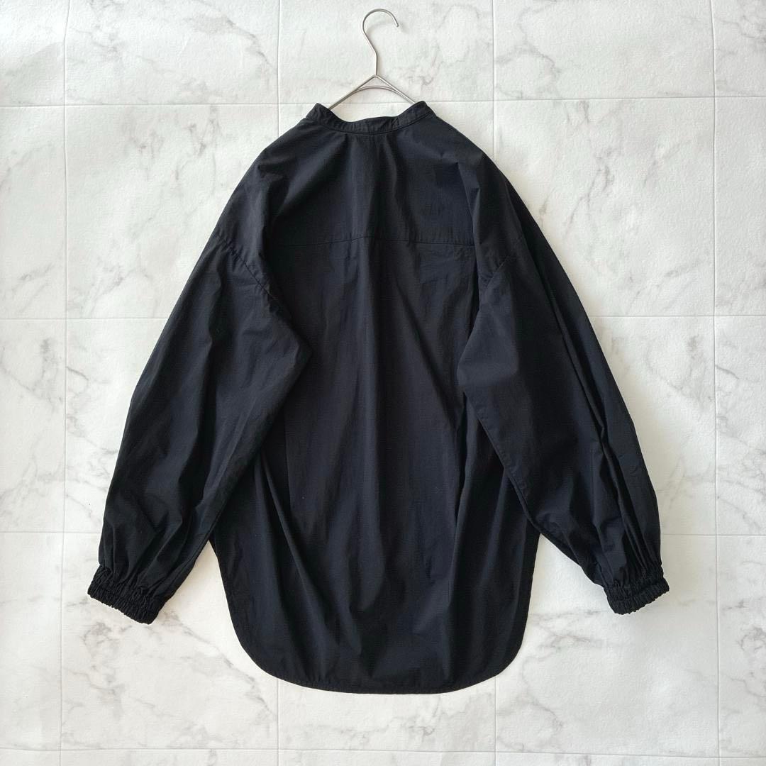 BEARDSLEY ビアズリー ギャザーカフスシャツ 黒 2023SS 完売 - メルカリ