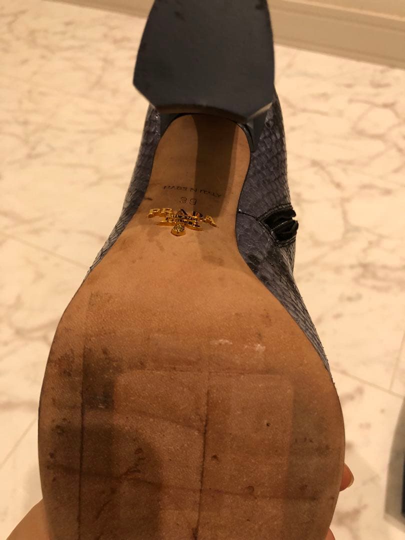 合馬公式アカウント1 様専用】 PRADA ロングブーツ - メルカリ
