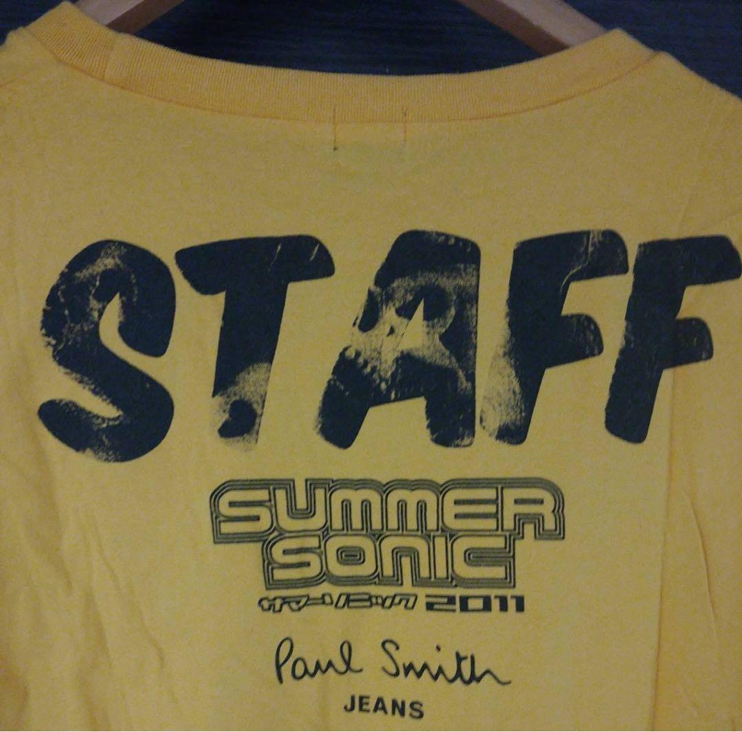 非売品!2011·サマーソニック·スタッフTシャツ イエロー L