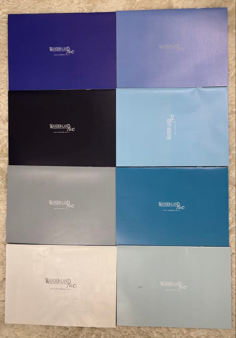 WANDER-LANDNEO Vol.1〜Vol.8 第5期WANDS会報セット