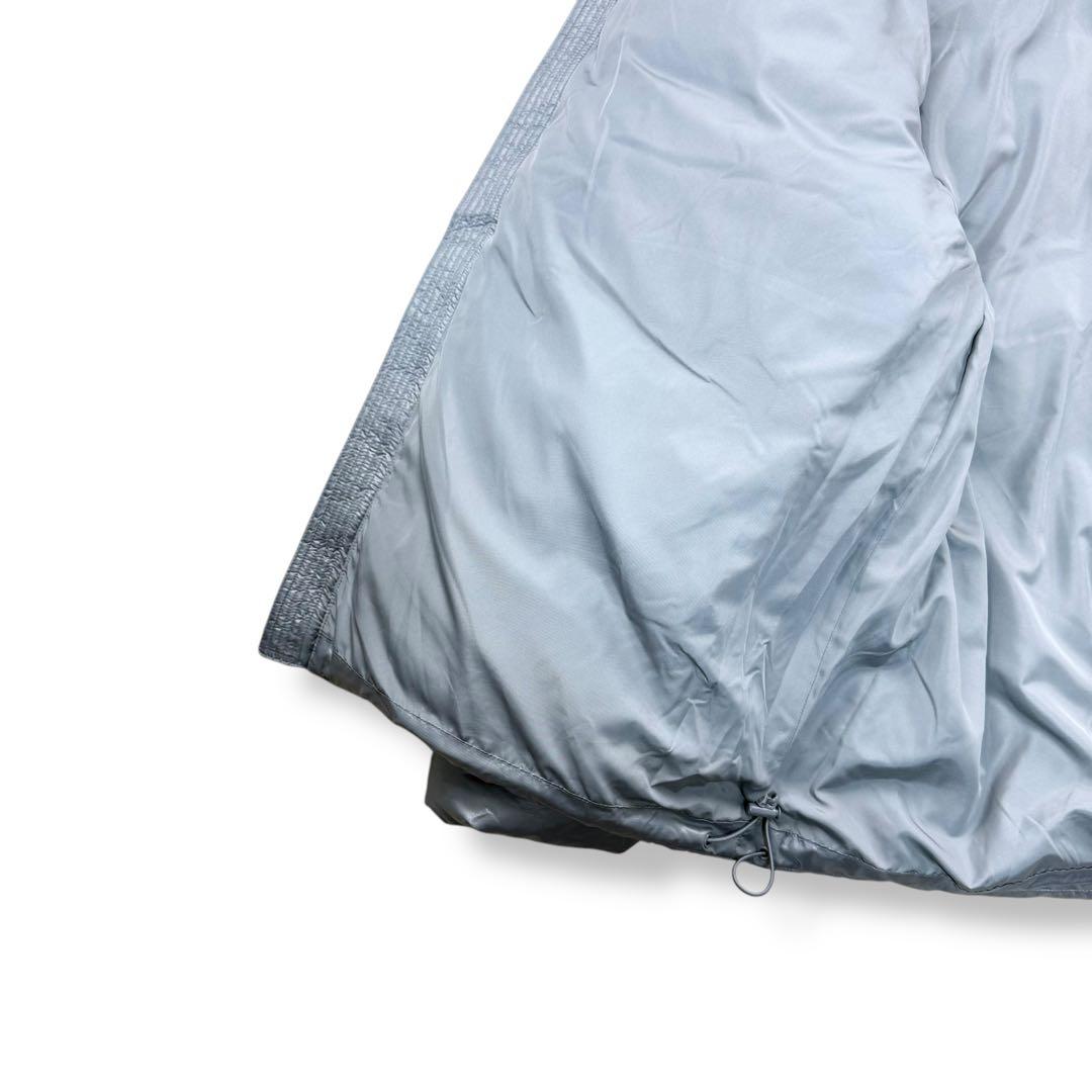 GAP ギャップ パファージャケット プリマロフト 中綿 ダウン シルバー