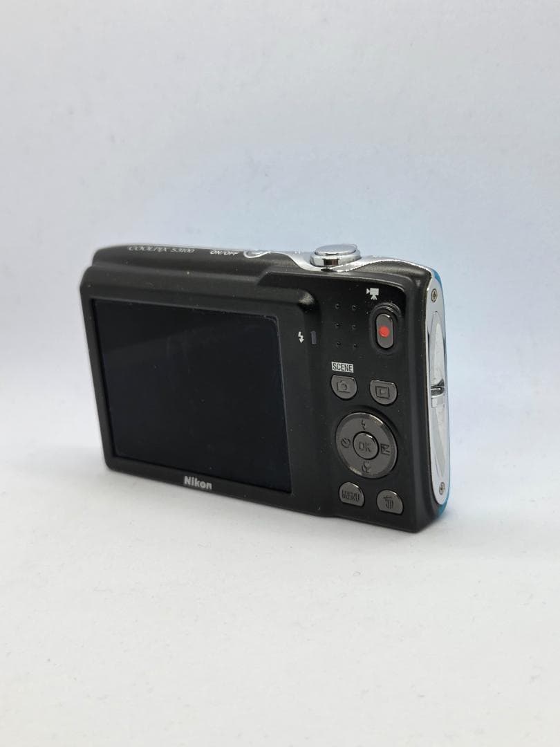 スマホ転送OK】ニコン NIKON COOLPIX S3100 水色 - メルカリ