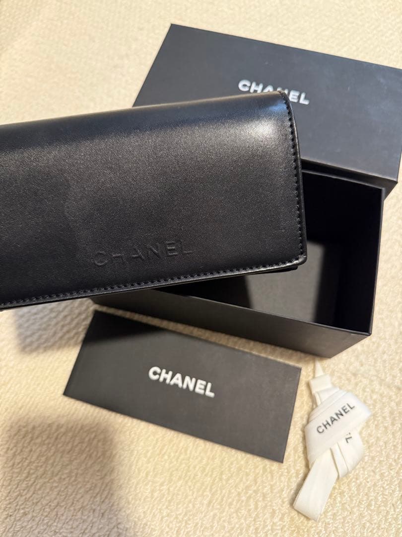 CHANEL ブラック キルティング メガネケース - メルカリ