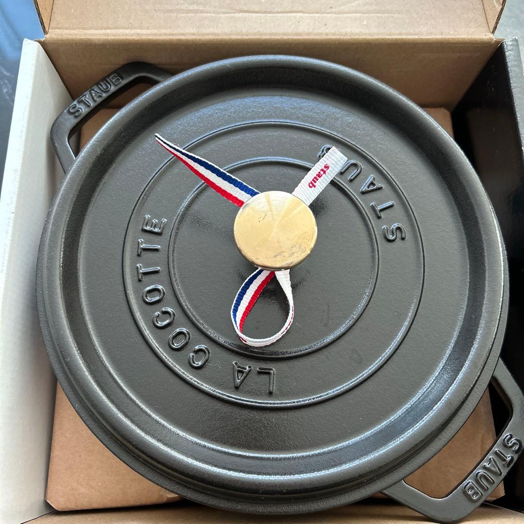 m*o様 ストウブ　鍋　黒　25センチ ココット ブラック| 鋳物ホーロー鍋| ストウブ(STAUB)公式通販