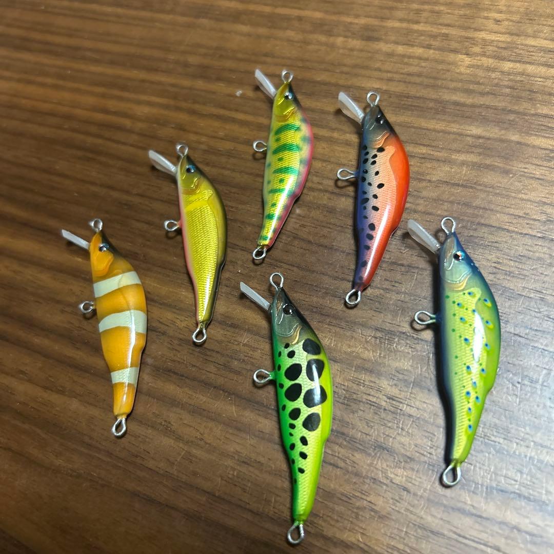 鱒moku ハンドメイドミノー セット - メルカリ
