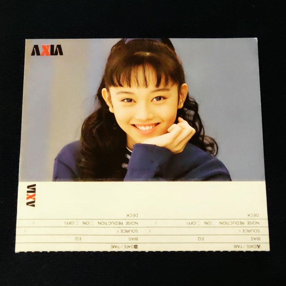 浅香唯 カセットテープ インデックスカード 4枚セット AXIA/アクシア