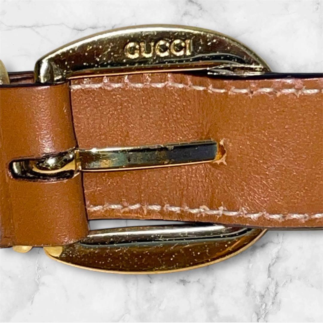 激レア】GUCCIオールドグッチ シモ ショルダーバッグ バンブー レザー