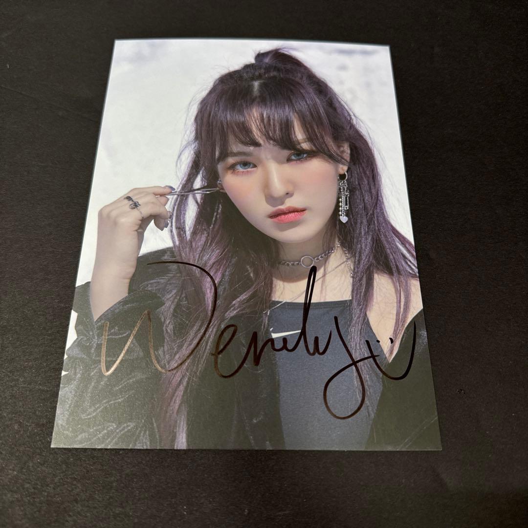 redvelvet ジョイサイン直筆シールポストカード