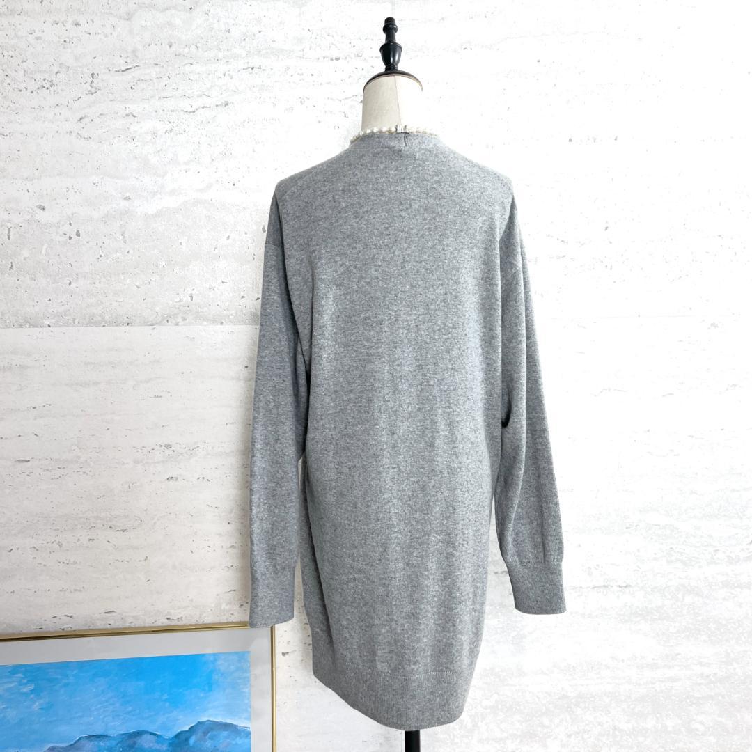 未使用☆LOUIS VUITTON☆カシミヤ☆ロゴ☆コート☆カーディガンの通販