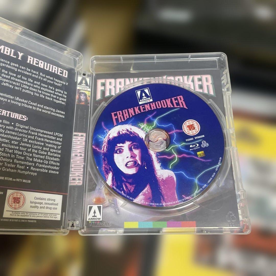 【希少・廃盤】フランケンフッカー ブルーレイ Arrow Video版