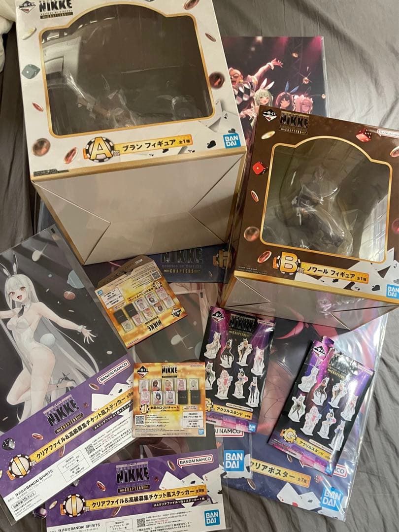 一番くじ勝利の女神　ブラン、ノワールまとめ14点 勝利の女神：NIKKE』新作一番くじはバニーガール尽くし！セットで揃え