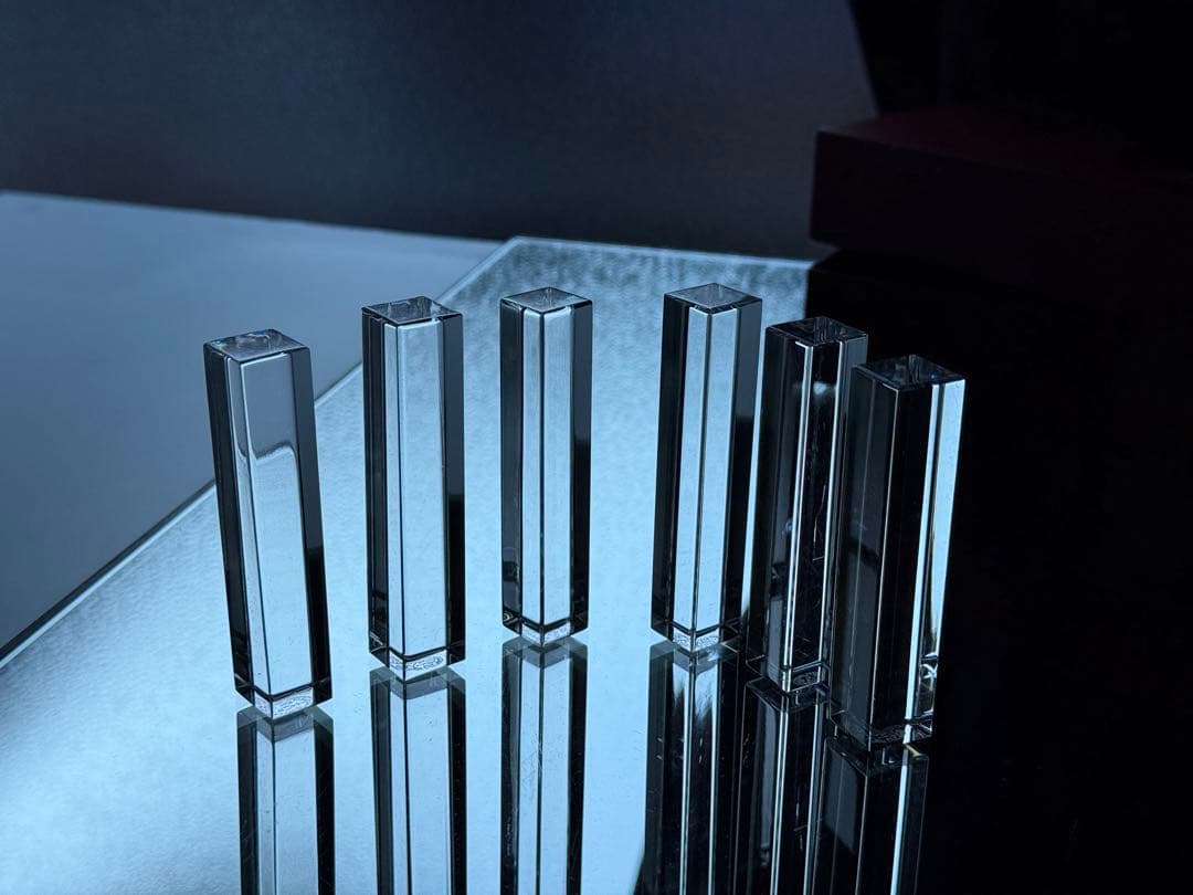 極美品♪オールドバカラ Baccaratカトラリーレスト箸置き6本