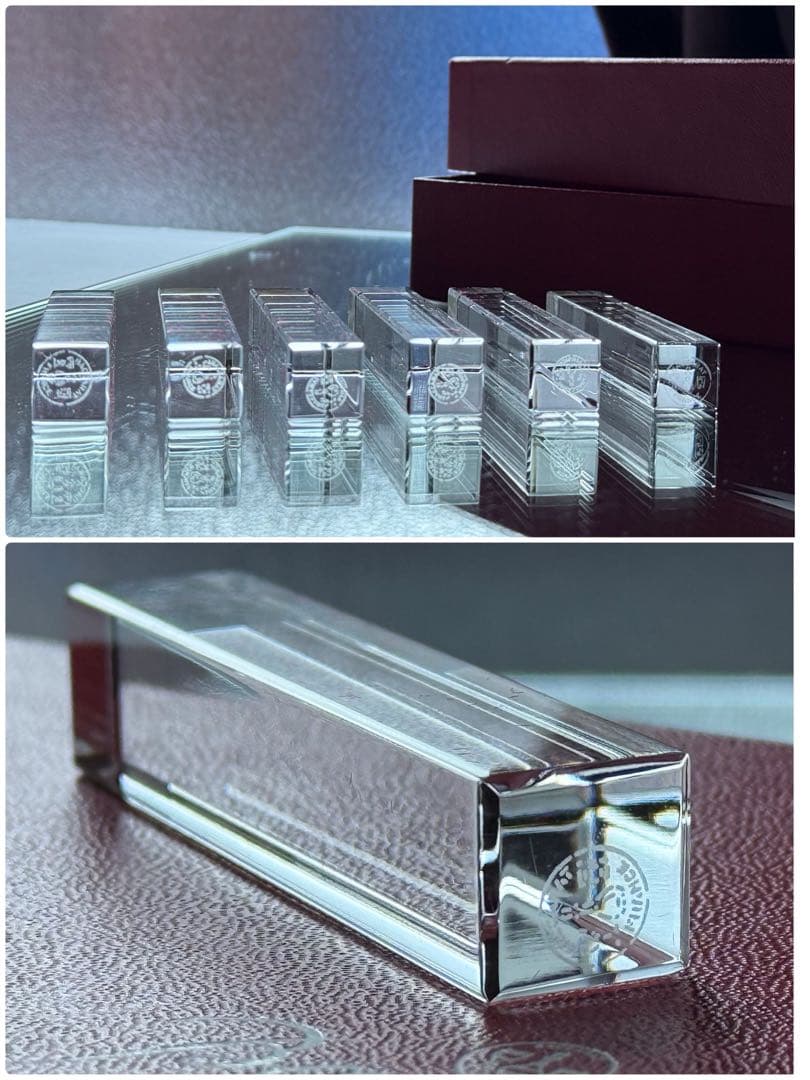 極美品♪オールドバカラ Baccaratカトラリーレスト箸置き6本