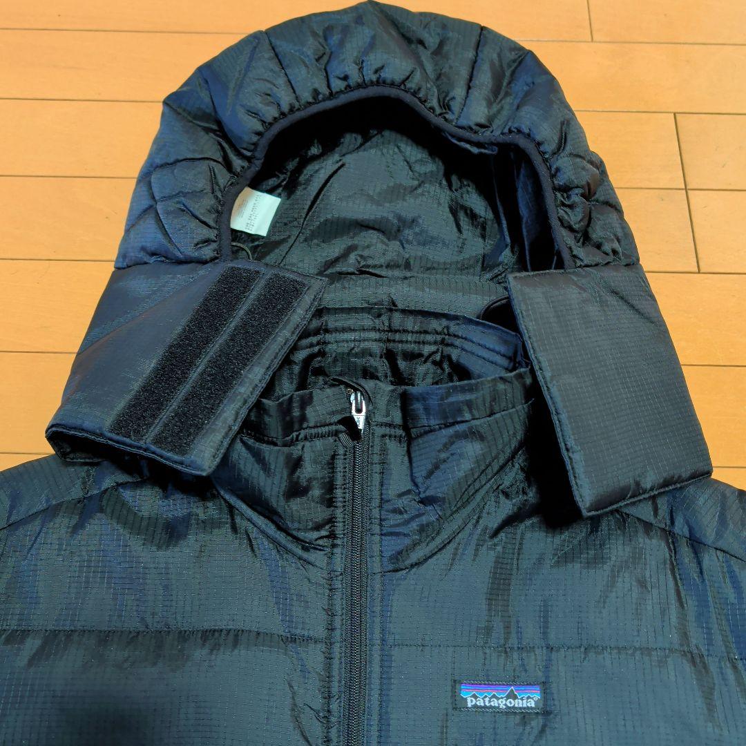 美品】2002年製 パタゴニア パフジャケット フード付き完品 黒 M