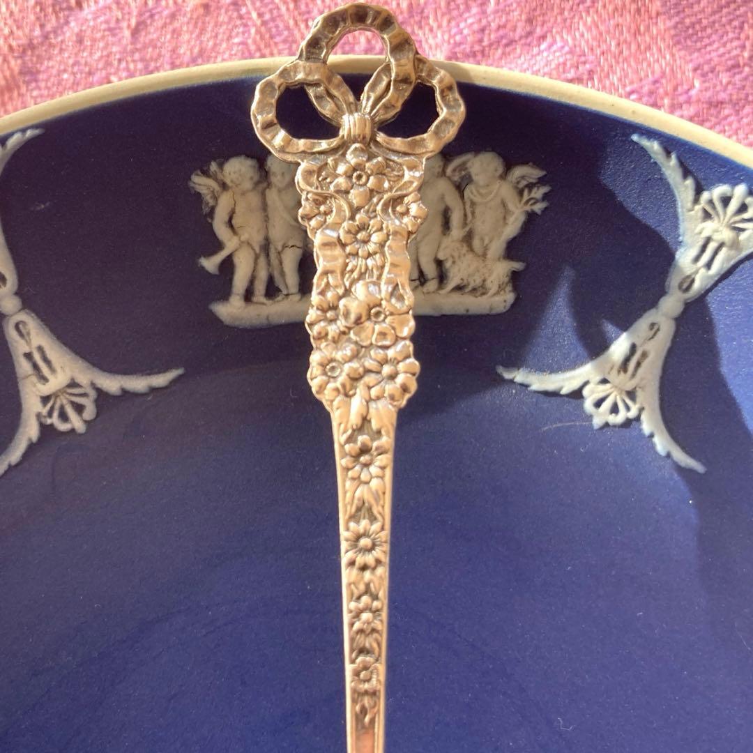 ドミニク&ハフ 純銀 鍍金 アンティーク スプーン