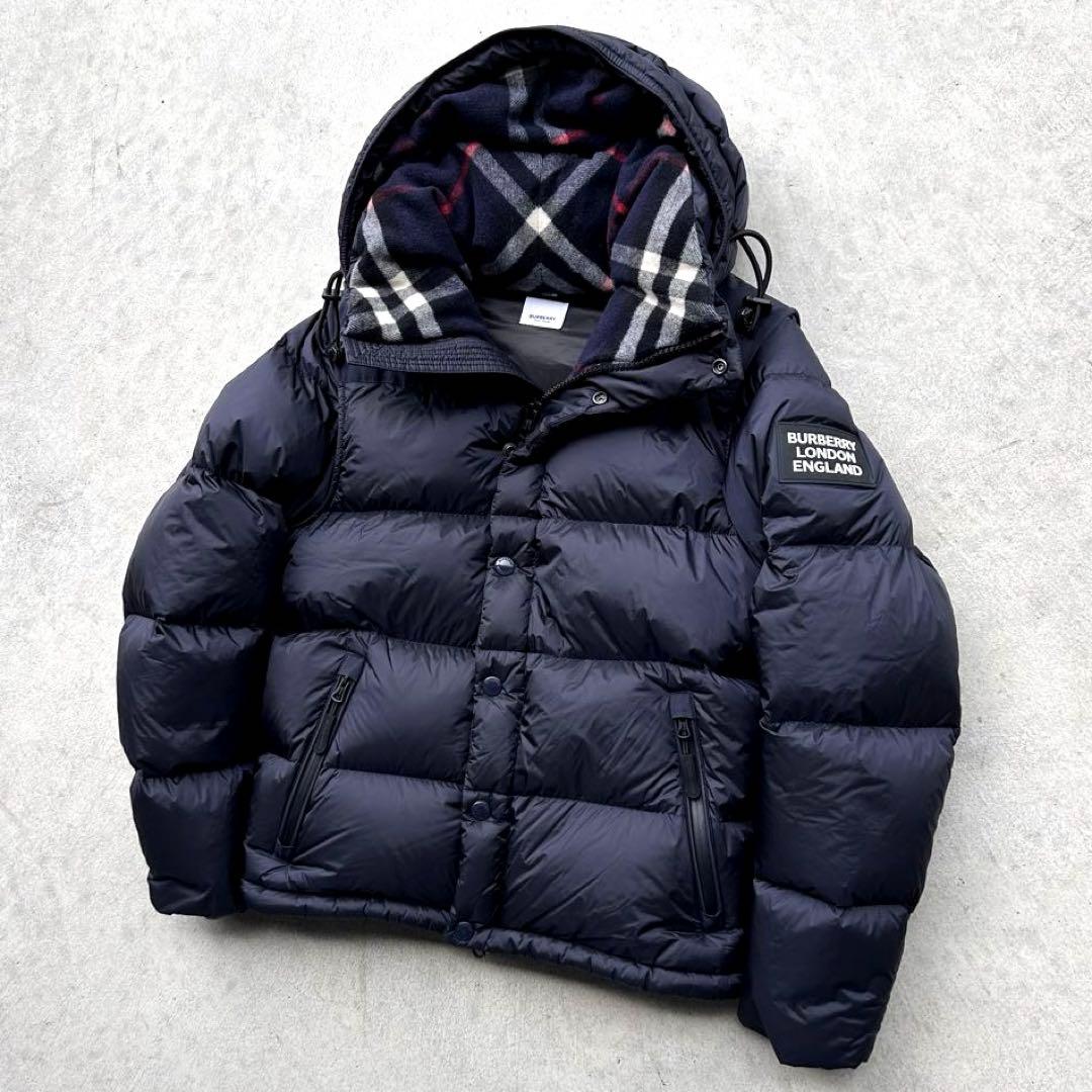 BURBERRY バーバリー LOCKWELL 2WAY ダウンジャケット 紺色 - メルカリ