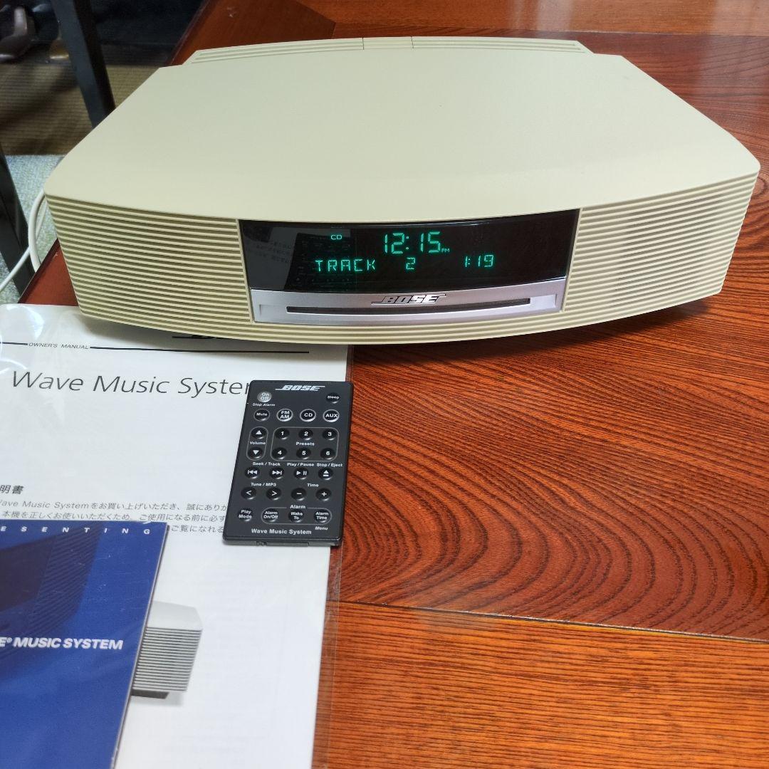 Bose WAVE MUSIC SYSTEM動作品 純正リモコンコード取説CD Bose Wave® Music System III - チタニウムシルバー ユーザーマニュアル