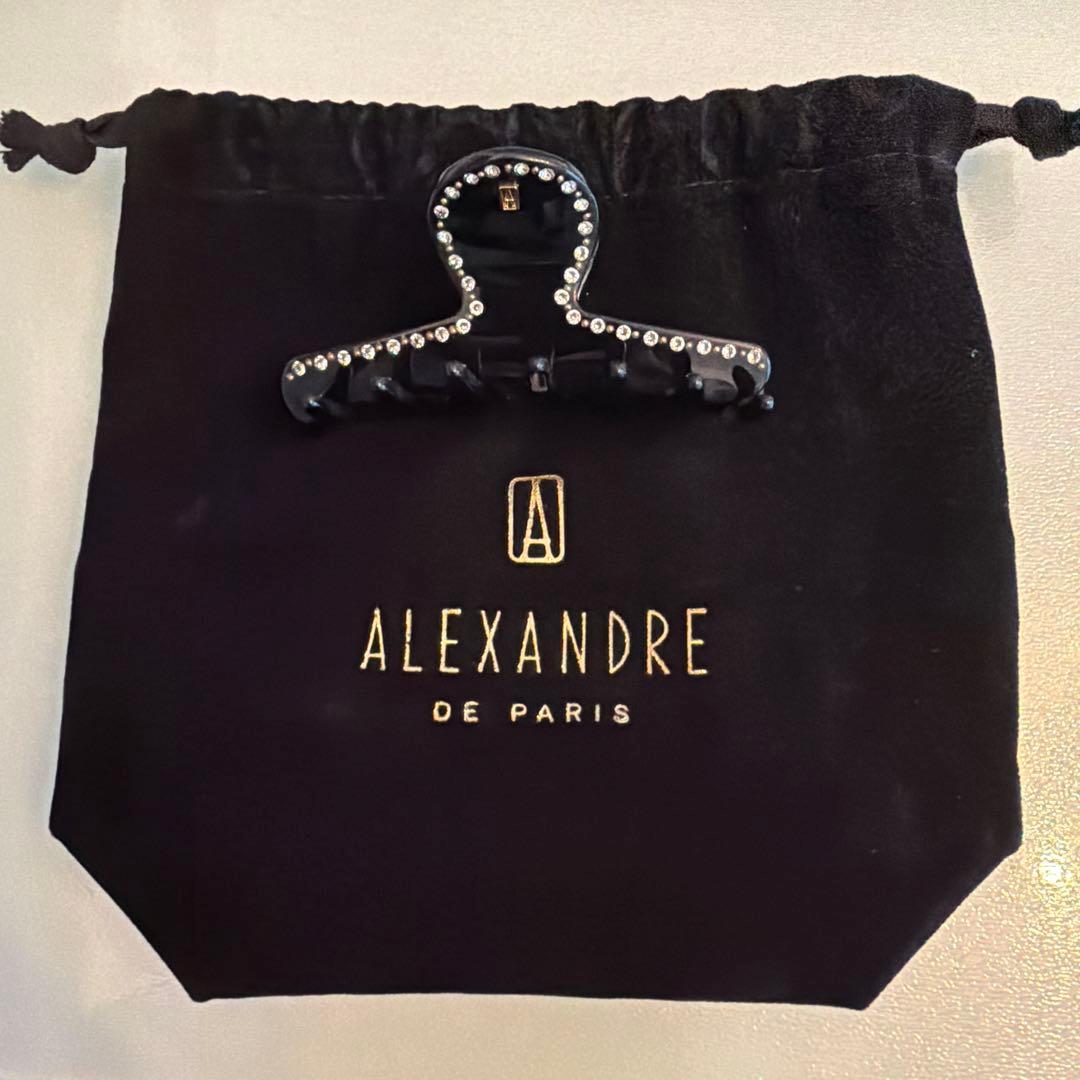 ALEXANDRE DE PARIS Mクリップ　ストーン付き　ヘアクリップ ALEXANDRE DE PARIS（アレクサンドル ドゥ パリ） アレクサンドル ドゥ