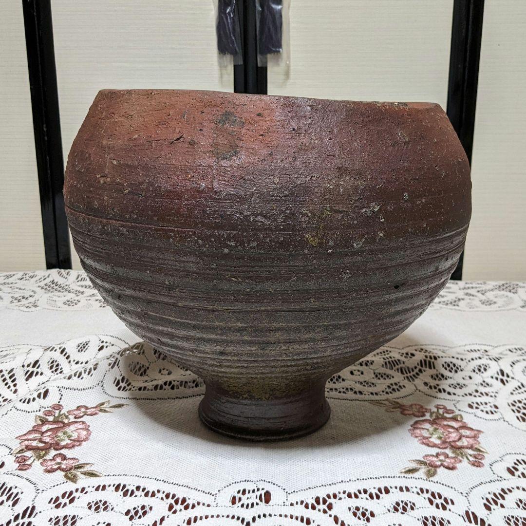 本物保証】桃山時代 古備前 壷 陶友会鑑定書付き 箱 壺 花器 備前焼