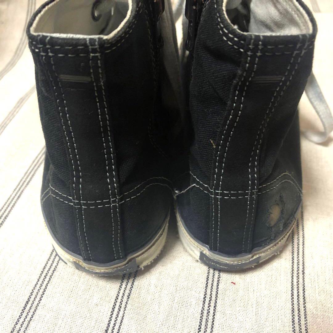 売り切り キムタク野口強着 ナンバーナイン ハイカットスニーカー