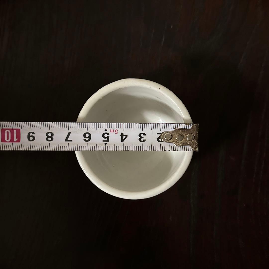 李朝 日帝時代 白磁ぐい呑み 筒盃 骨董 アンティーク 秦秀雄 白洲正子