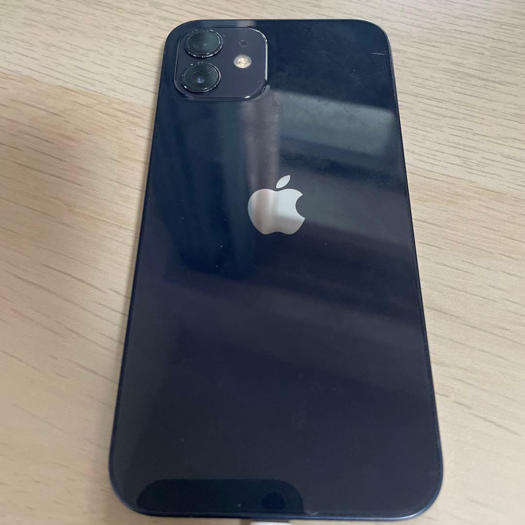 ジャンク】Apple iPhone 12 ブラック 本体 64GB