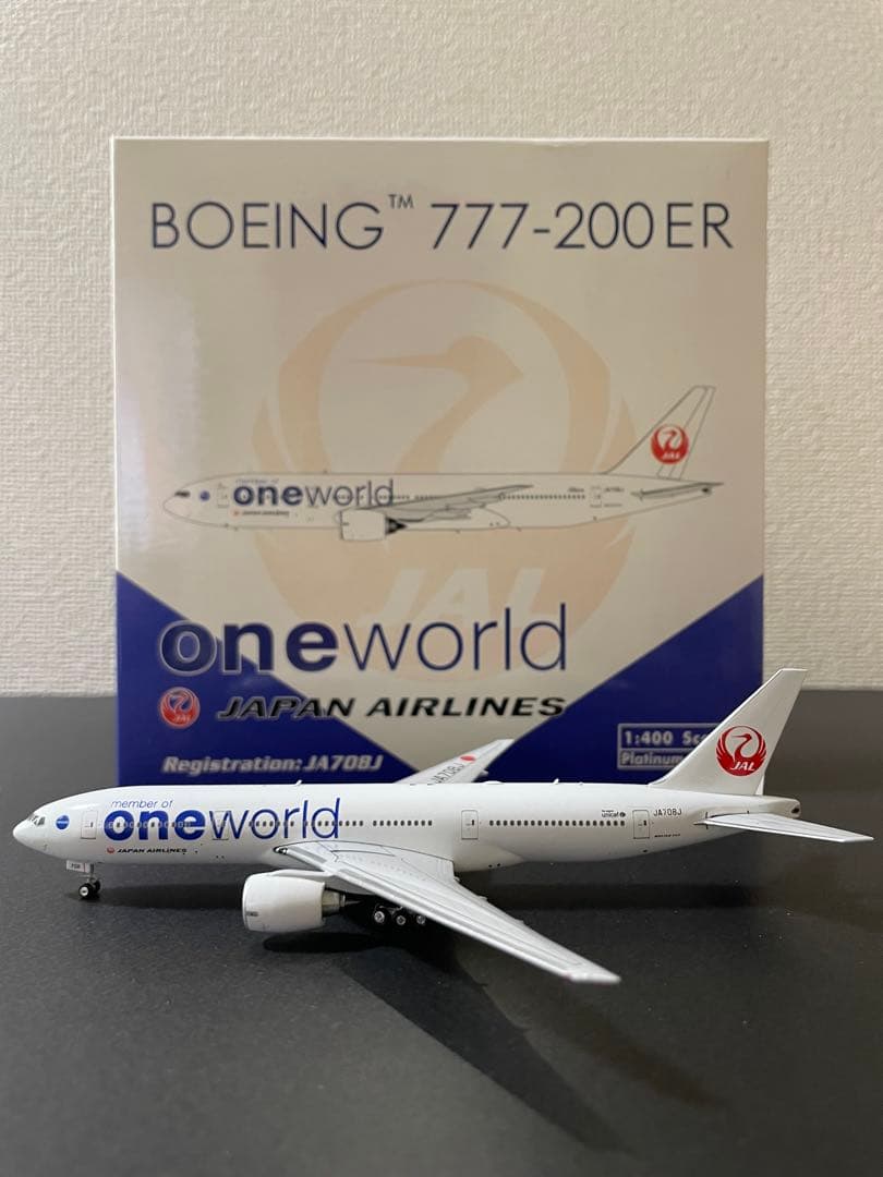 JAL B777-200ER oneworld塗装 フェニックス製1/400 JAL B777-200ER oneworld塗装 フェニックス製1/400 - メルカリ