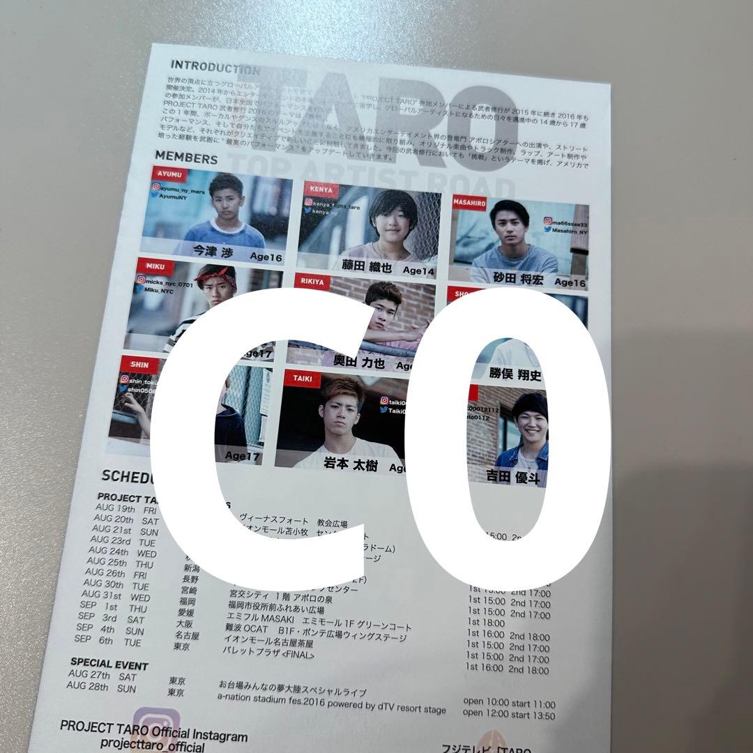 TARO TARO 武者修行 ビラ パンフレット セット