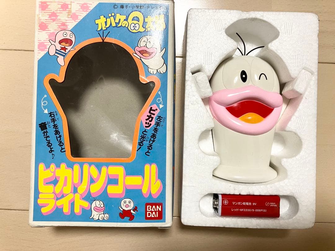 未使用】 オバケのQ太郎 オバQ ピカリンコール ライト 昭和レトロ