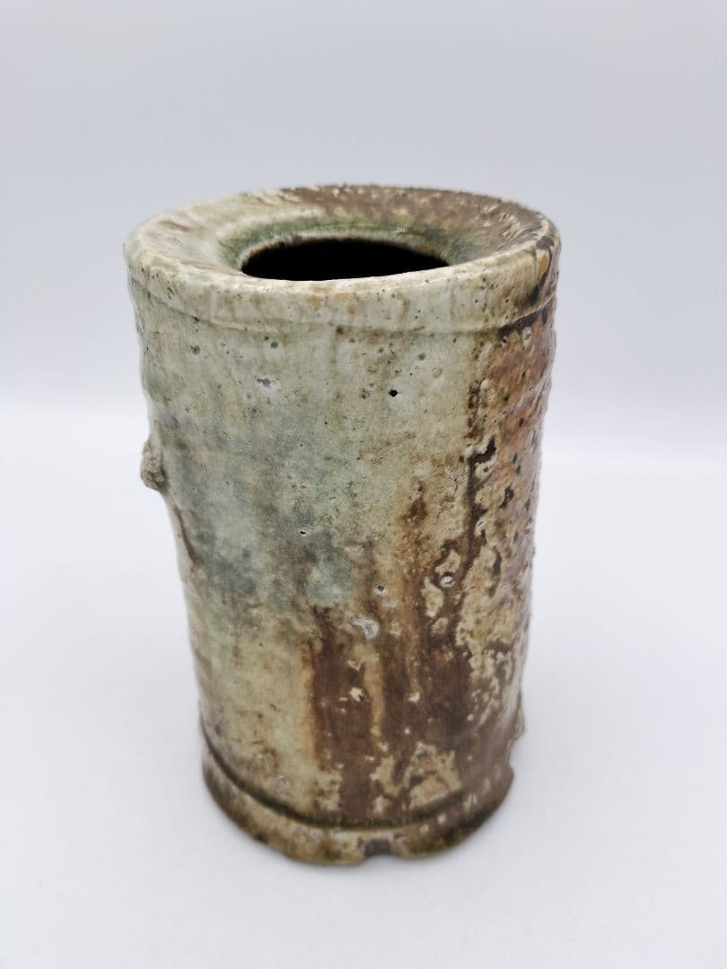 b46 花入 仿伊賀 旅枕 高橋楽斉 木箱 茶道具 古物 掛置両用 - メルカリ