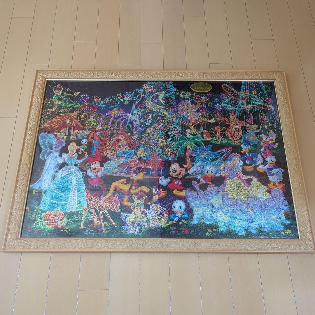 ディズニーマジカルイルミネーション ジグゾーパズル完成品専用枠付き