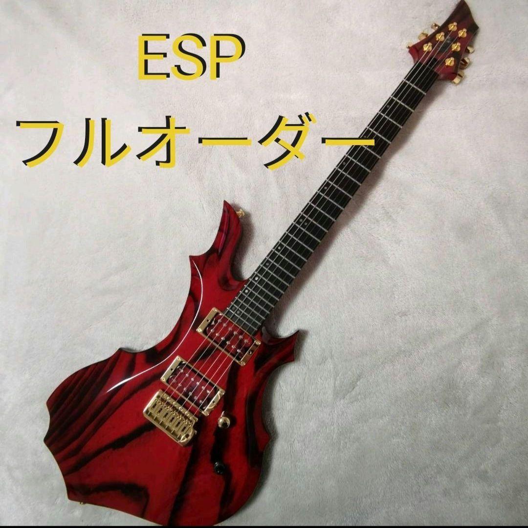 ESP フルカスタムオーダー ギター RED アッシュ - メルカリ