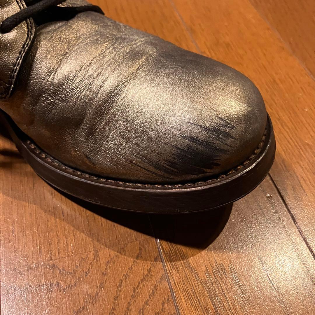 Ann Demeulemeester 2006aw メタリックブーツ 希少品 - メルカリ