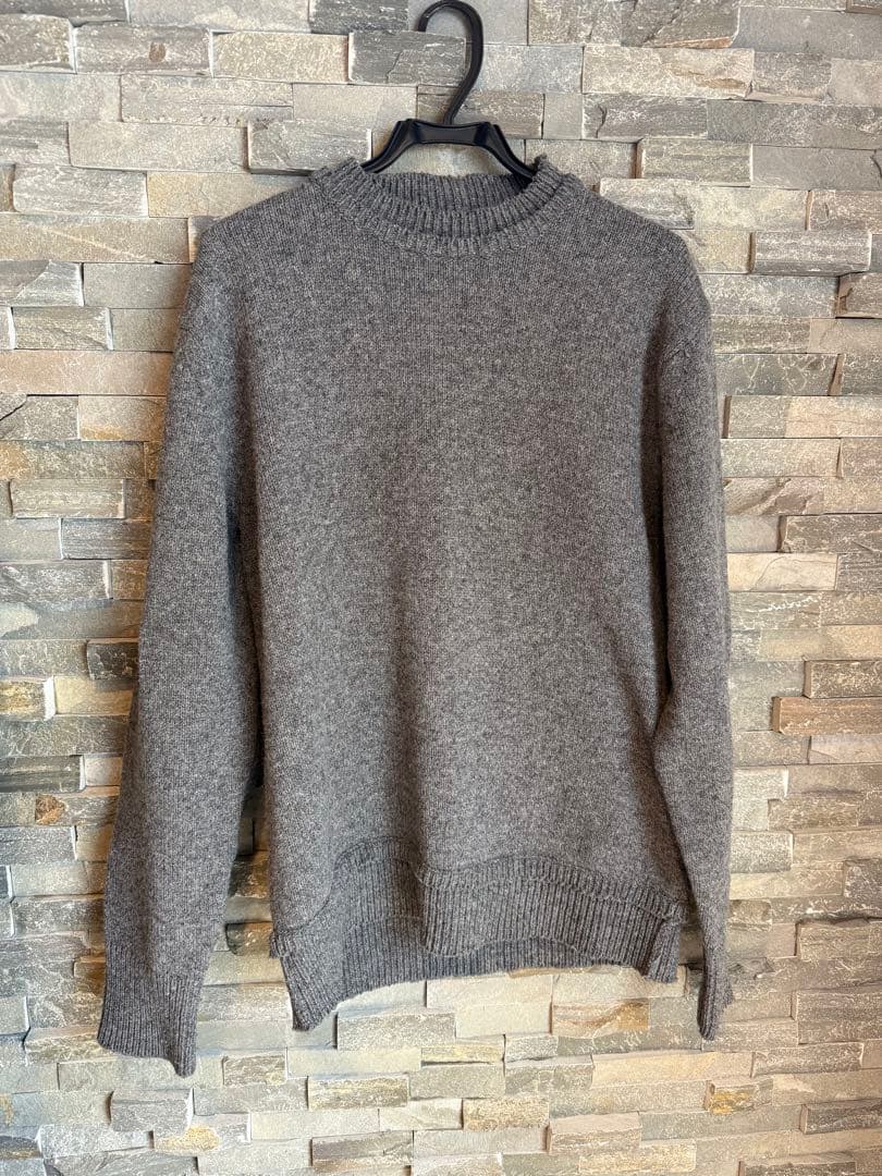Maison Margiela マルジェラ　エルボーパッチニット Maison Margiela エルボーパッチニット 5G Elbow Patch Crew Neck Knit