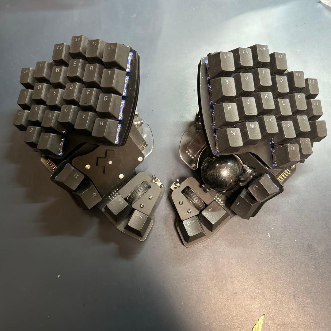 Killer Whale 分割キーボード 完成品 フルセット Type-C - メルカリ