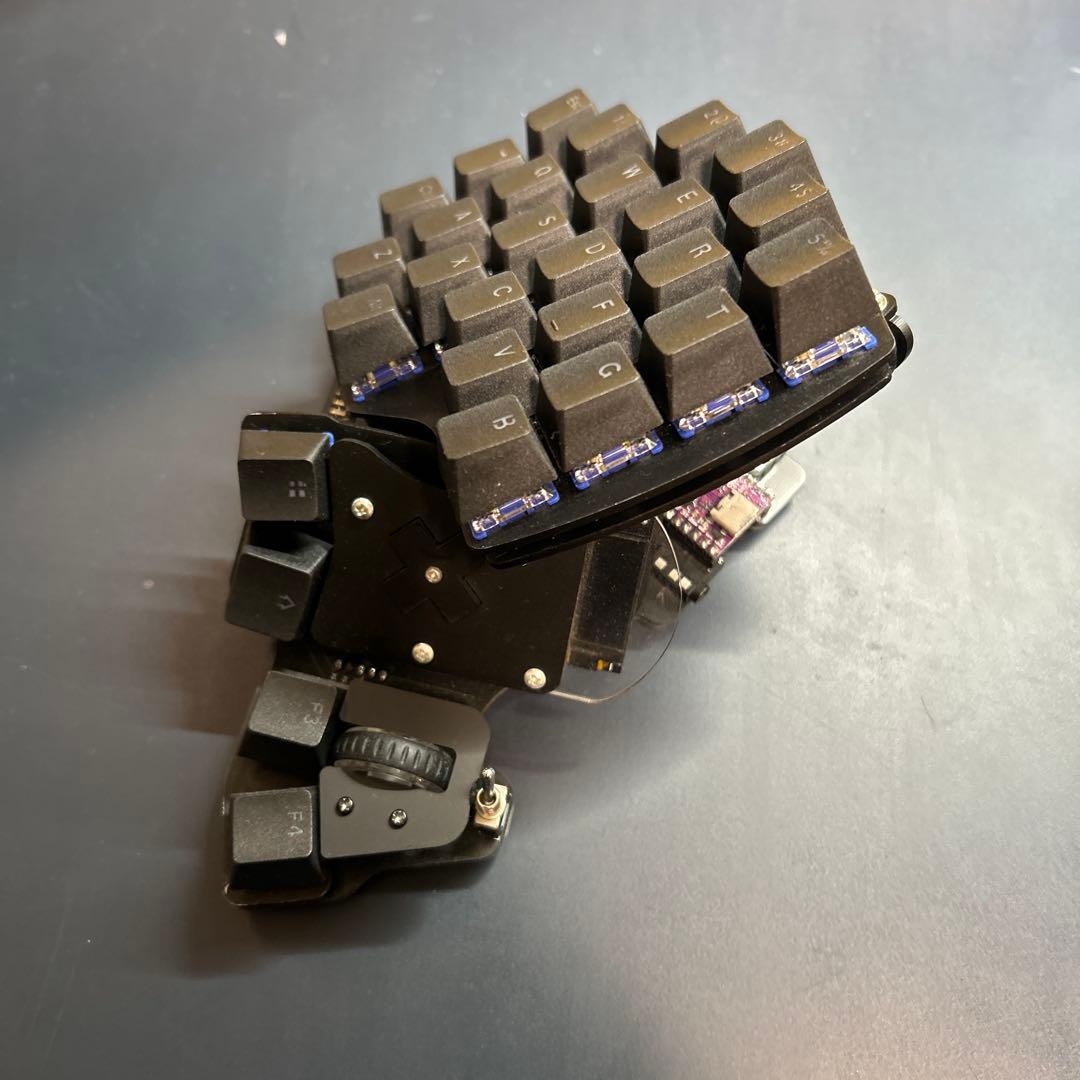 Killer Whale 分割キーボード 完成品 フルセット Type-C - メルカリ