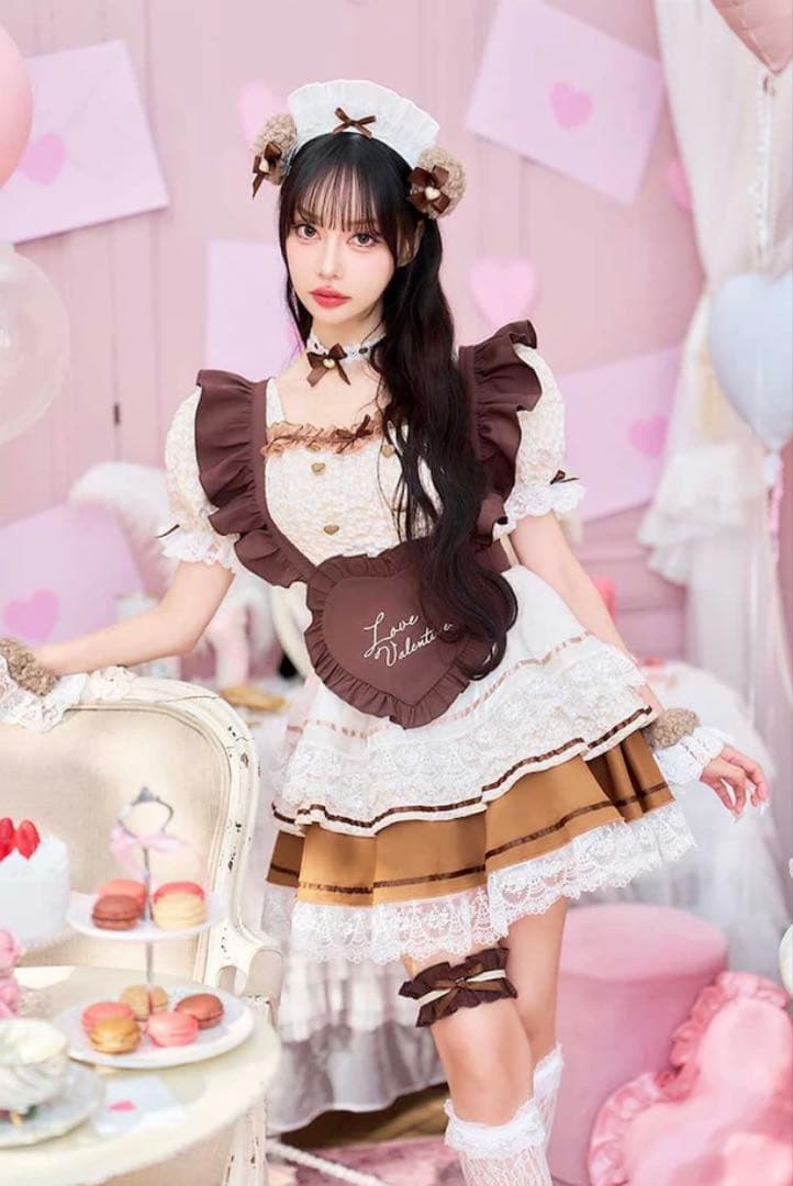 ラテフロマージュベアメイド《バレンタインコスプレ10点セット》マリームーン