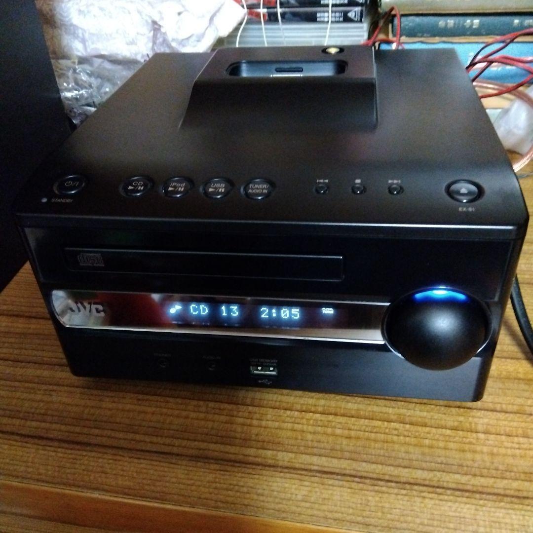 JVC CDプレーヤー & SONY スピーカー ビクター コンポ EX-S1 iPod/iPhone対応コンパクトコンポーネントシステムEX-S1製品情報 | JVC