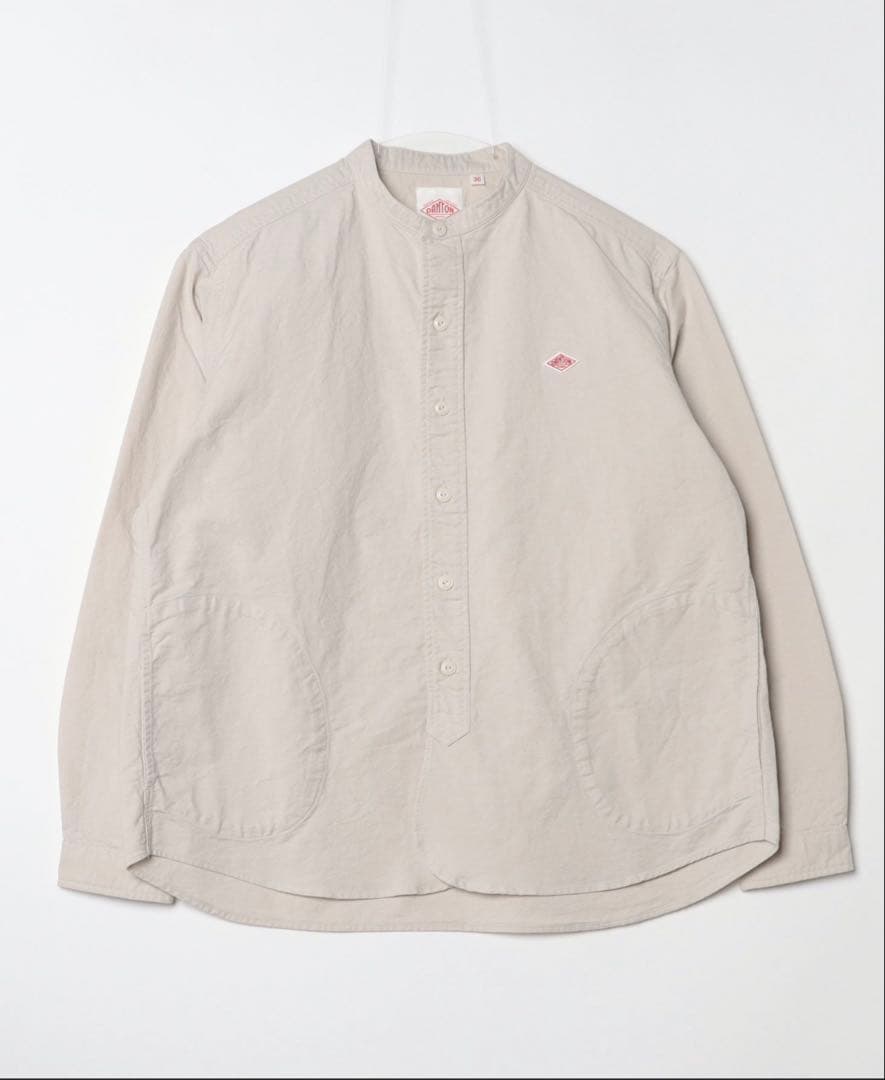 DANTON/ダントン 新品タグ付き☆バンドカラーシャツロングスリーブ 38