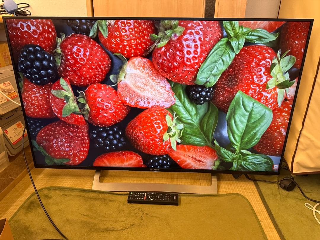 スマートテレビ 4K対応！SONY ソニー KJ-49X8300D 少々訳が美品