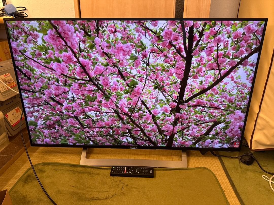 スマートテレビ 4K対応！SONY ソニー KJ-49X8300D 少々訳が美品