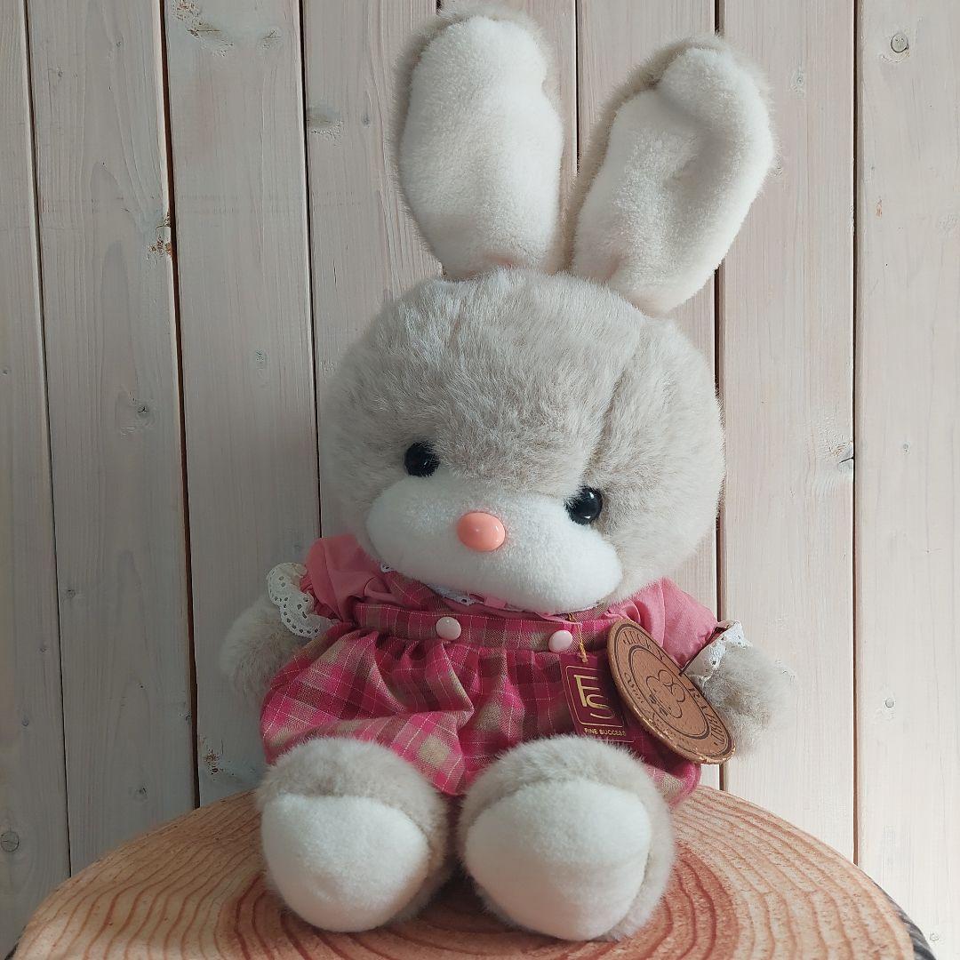 吉徳 ぬいぐるみ うさぎ タグ付き キャンディ よしとく 昭和 レトロ